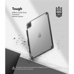 Ringke Fusion Serisi iPad Pro Kalem Blmeli Klf (11 in)-Black