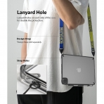 Rin gke Fusion iPad Pro Kalem Blmeli Klf (11 in)-Black