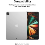 Rin gke Fusion iPad Pro Kalem Blmeli Klf (12.9 in)-Clear