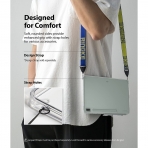 Rin gke Fusion iPad Pro Kalem Blmeli Klf (12.9 in)-Clear
