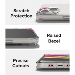 Rin gke Fusion iPhone 14 effaf Klf-Matte Clear