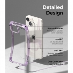 Rin gke Fusion iPhone 14 effaf Klf-Clear Purple