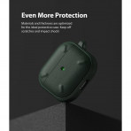 Rin gke Hinge Apple AirPods 3.Nesil Klf -Dark Green