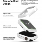 Ringke nce Apple Watch 7 Bumper Klf (45mm)(2 Adet)-Clear White
