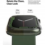 Ringke nce Apple Watch 7 Bumper Klf (45mm)(2 Adet)-Clear