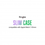 Rin gke nce Apple Watch 7 45mm Bumper Klf -Clear Deep Green