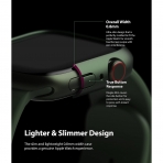 Ringke nce Apple Watch 7 Bumper Klf (45mm)(2 Adet)-Clear Deep Green