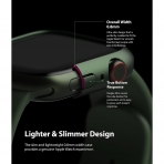 Rin gke nce Apple Watch 7 45mm Bumper Klf -Clear Deep Green