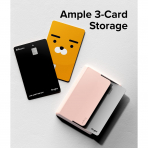 Rin gke Manyetik MagSafe Czdan Klf-Peach Pink 
