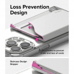 Rin gke Manyetik MagSafe Czdan Klf-Light Gray