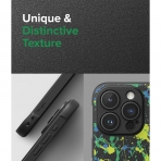 Rin gke Onyx Design Serisi Apple iPhone 15 Pro Klf-Action Painting