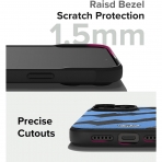 Rin gke Onyx Design Serisi Apple iPhone 15 Pro Klf-Blue Brush