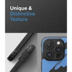 Rin gke Onyx Design Serisi Apple iPhone 15 Pro Klf-Blue Brush