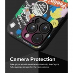 Rin gke Onyx Design Serisi Apple iPhone 15 Pro Klf-Sticker