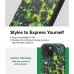 Ringke Onyx Design Serisi Apple iPhone 15 Plus Klf-Action Painting