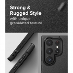 Ringke Onyx Serisi Samsung Galaxy S22 Ultra Kılıf-Black