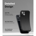 Ringke Onyx Serisi Apple iPhone 15 Klf-Matte Black