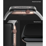 Ringke Paslanmaz elik Apple Watch 6 Bumper Klf (40mm)-Graphite