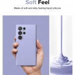 Rin gke Galaxy S24 Ultra MagSafe Silikon Klf-Lavender