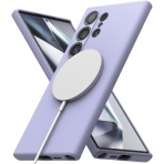 Rin gke Galaxy S24 Ultra MagSafe Silikon Klf-Lavender