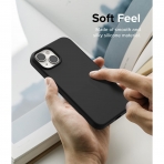 Rin gke iPhone 14 Plus Silikon Klf-Lavender