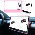 Rislobx Tesla Model 3/Y Silikon Ekran erevesi-Pink