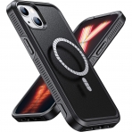 Risubo iPhone 13 Manyetik Klf (MIL-STD-810G)-Black