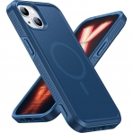 Risubo iPhone 13 Manyetik Klf (MIL-STD-810G)-Blue