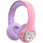 Riwbox CB-7S ocuk in Katlanabilir Kulak st Kulaklk-Purple-Pink
