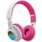 Riwbox WT-7S Katlanabilir Bluetooth Kulak Üstü Kulaklık-Pink