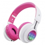 Riwbox WT-7S Katlanabilir Bluetooth Kulak Üstü Kulaklık-Pink