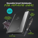 Rocketbook Core Ak�ll� Spiral Defter (Executive)-Black
