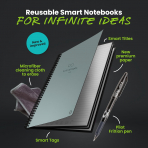 Rocketbook Core Ak�ll� Spiral Defter (Executive)-Gray
