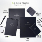 Rocketbook Core Ak�ll� Spiral Defter (Executive)-Navy Blue