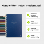 Rocketbook Core Akll Spiral Defter (Executive)-Navy Blue