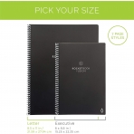 Rocketbook Everlast Fusion Tekrar Kullanlabilir Defter (Executive)-Space Grey