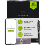 Rocketbook Flip Ak�ll� Spiral Defter (Premium Letter)-Black