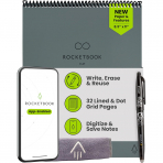 Rocketbook Flip Ak�ll� Spiral Defter (Premium Letter)-Gray