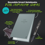 Rocketbook Flip Ak�ll� Spiral Defter (Premium Letter)-Gray