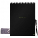 Rocketbook Flip Akll Tekrar Kullanlabilir Defter (Letter)-Black