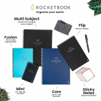 Rocketbook Multi-Subject Ak�ll� Spiral Defter (Letter)-Teal