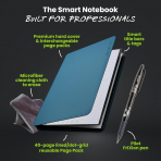 Rocketbook Pro 2.0 Ak�ll� Defter (Executive)-Steel Blue