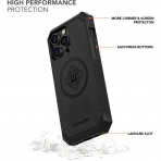Rokform Rugged Serisi iPhone 14 Pro Manyetik Klf (MIL-STD-810G)