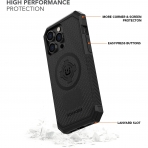 Rokform Rugged Serisi iPhone 14 Pro Max Manyetik Klf (MIL-STD-810G)