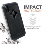 Rokform iPhone X Rugged Seri Klf (MIL-STD-810G)-Black