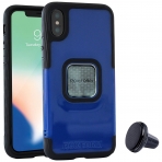 Rokform iPhone X Socket Seri Klf/ Ara in Tutucu (MIL-STD-810G)-Blue