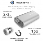 Rowkin Bit Charge Stereo True arjl Kablosuz Kulak i Kulaklk-Silver