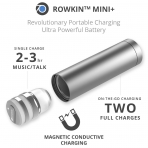 Rowkin Mini Plus True arjl Kablosuz Kulak i Kulaklk-Silver