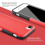 Roybens Apple iPhone 7 Plus Karbon Fiber Klf-Wine Red