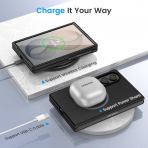 Ruky Galaxy Z Fold 8 MagSafe Ekran Koruyuculu K�l�f-Black